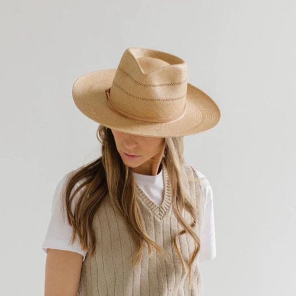 Gigi Pip Fedora Straw Hat Brand New with Tags! Very similar to stock photo shown